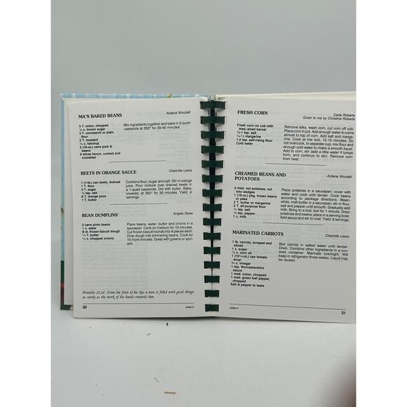 Taste And See Crossroads by Morris Press Hughes Springs Recipes Cookbook 2001 - Picture 3 of 4